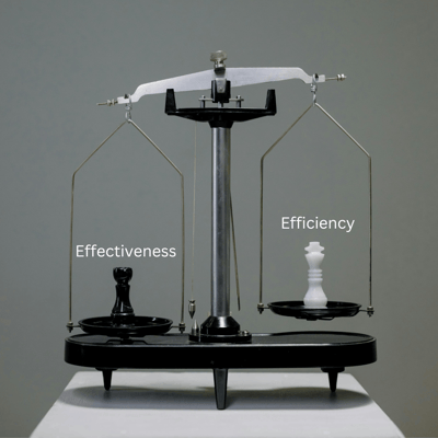 Why Efficiency Doesn’t Always Mean Effectiveness – And How to Achieve Both